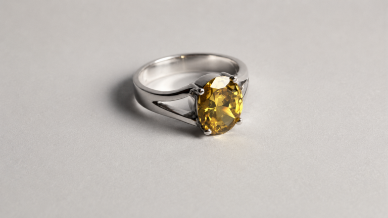 Oval Citrine Ring